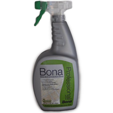 Bona Professional Series - Stone, Tile & Laminate Floor Cleaner - 1 quart / 32 oz / 947 ml - Ready to Spray